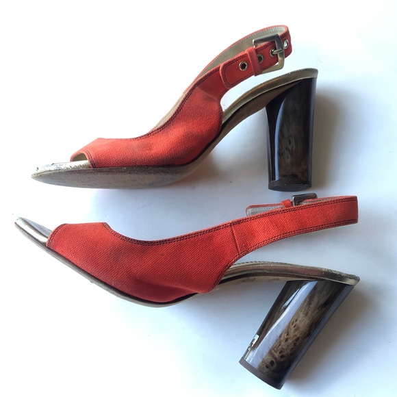 kate spade Shoes - Kate Spade Peep Toe Sling Back Heels